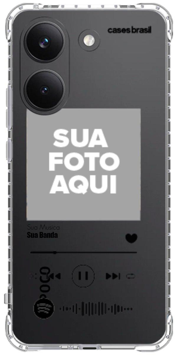 Capinha para Celular Polaroid com Sua Música