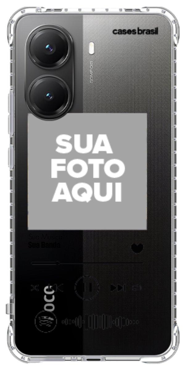 Capinha para Celular Polaroid com Sua Música