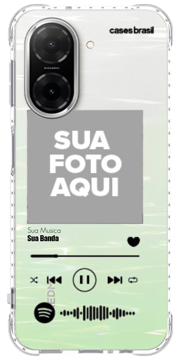Capinha para Celular Polaroid com Sua Música