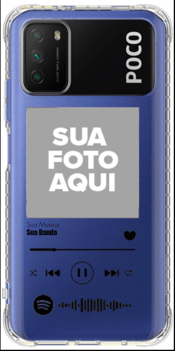Capinha para Celular Polaroid com Sua Música