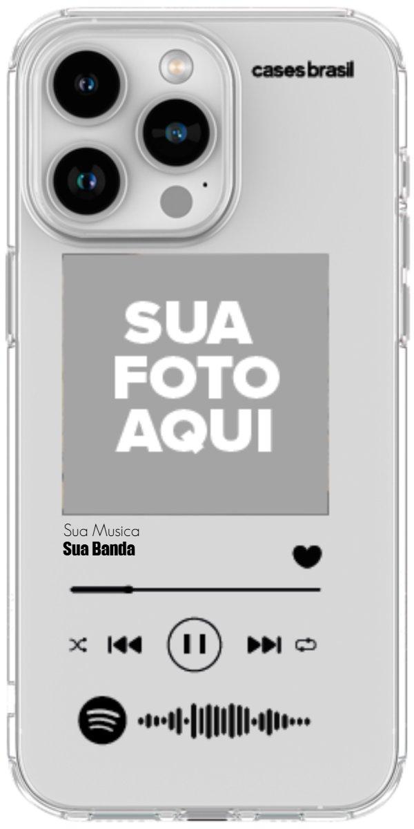 Capinha para Celular Polaroid com Sua Música