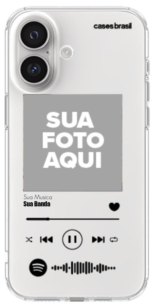 Capinha para Celular Polaroid com Sua Música