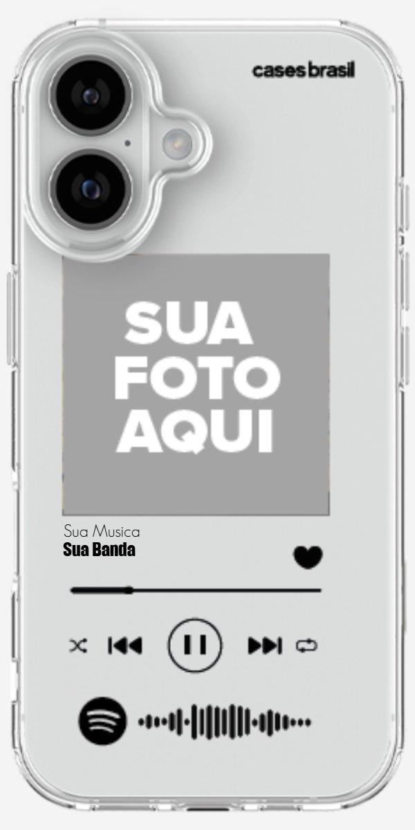Capinha para Celular Polaroid com Sua Música