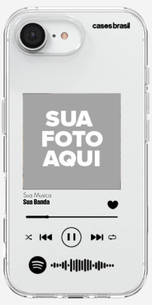 Capinha para Celular Polaroid com Sua Música