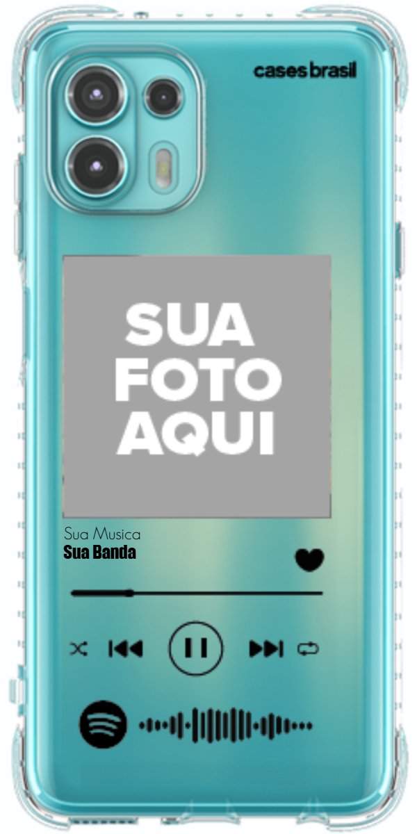 Capinha para Celular Polaroid com Sua Música