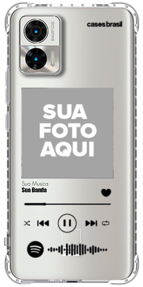 Capinha para Celular Polaroid com Sua Música