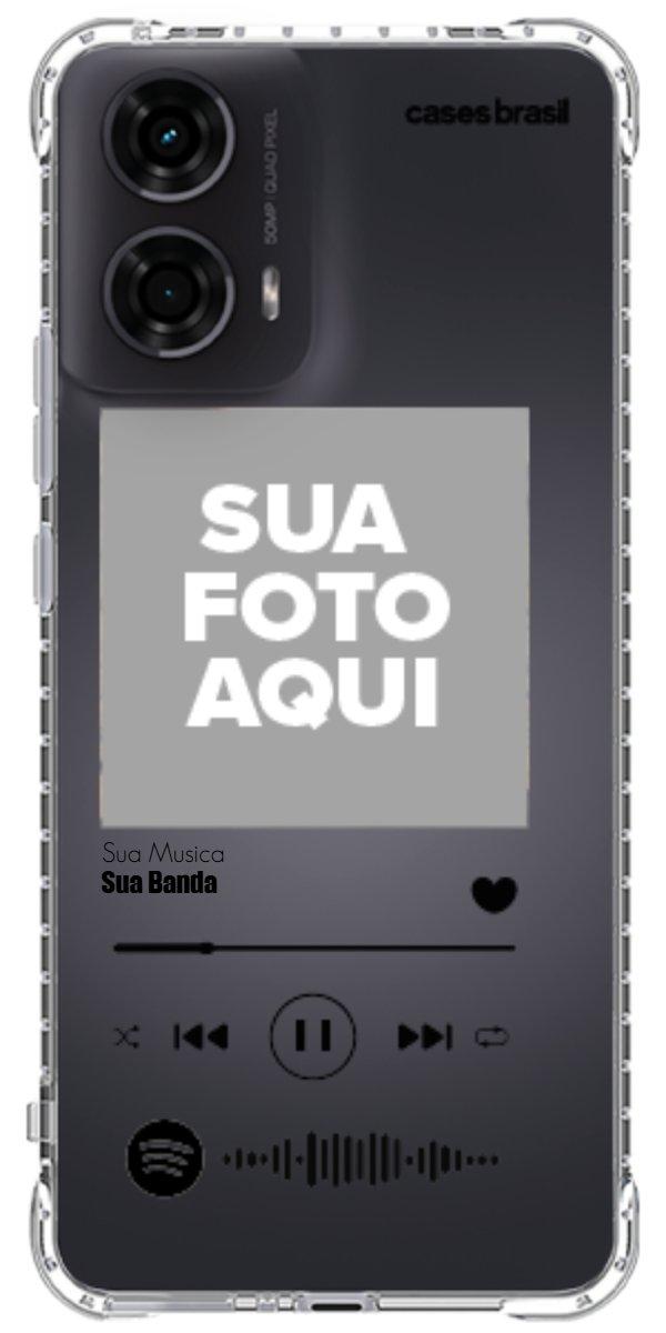 Capinha para Celular Polaroid com Sua Música