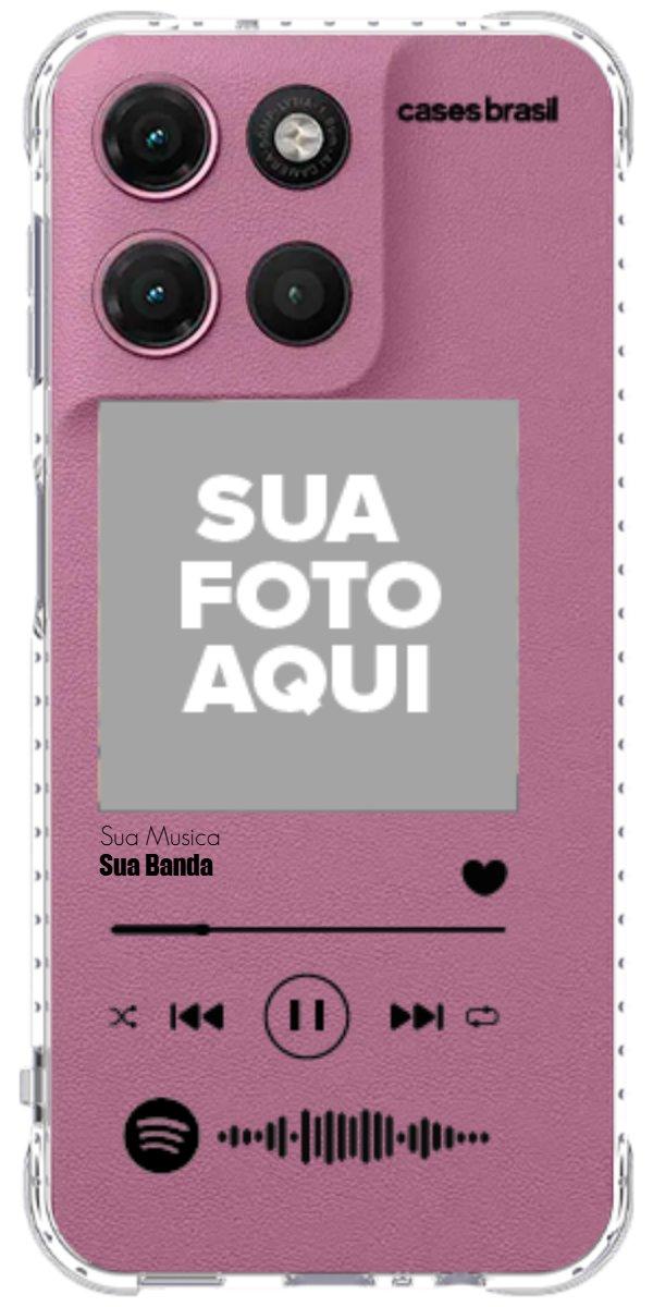 Capinha para Celular Polaroid com Sua Música