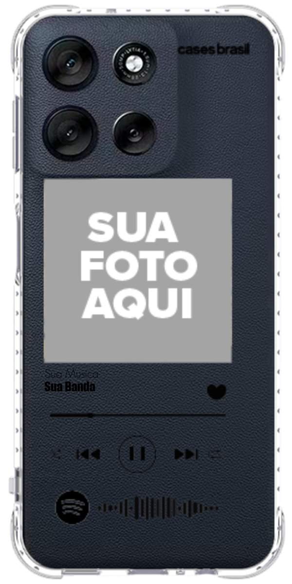 Capinha para Celular Polaroid com Sua Música