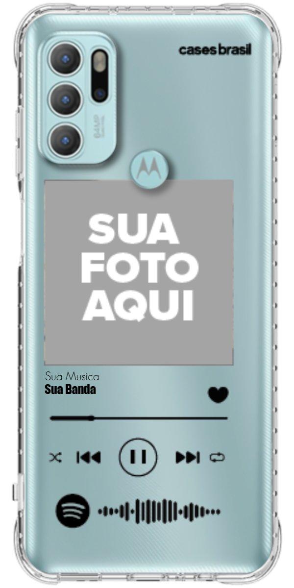 Capinha para Celular Polaroid com Sua Música