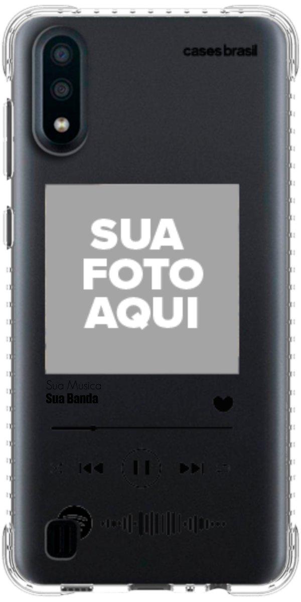 Capinha para Celular Polaroid com Sua Música