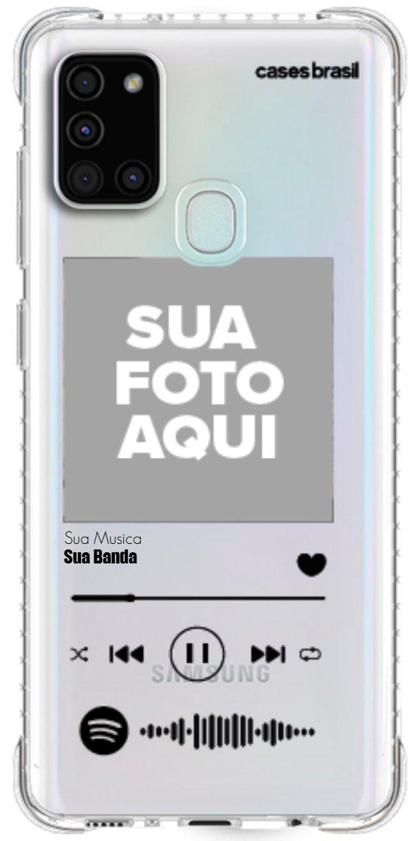Capinha para Celular Polaroid com Sua Música