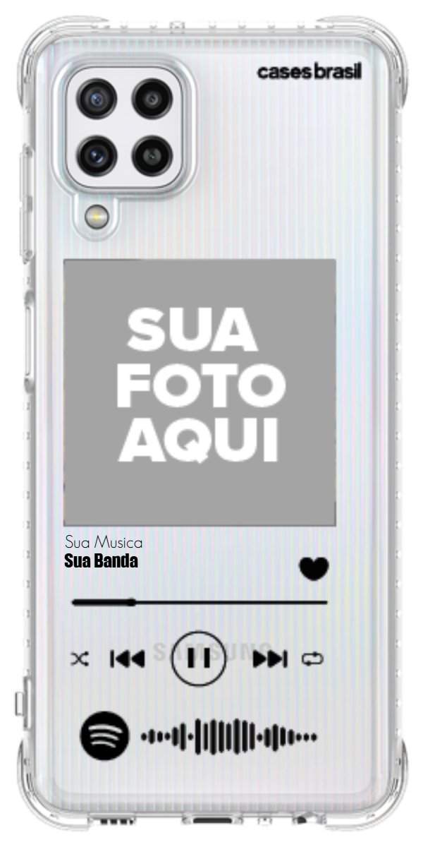 Capinha para Celular Polaroid com Sua Música