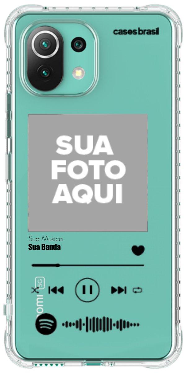 Capinha para Celular Polaroid com Sua Música