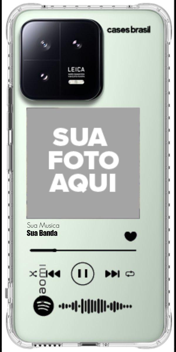 Capinha para Celular Polaroid com Sua Música