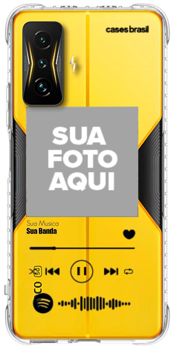 Capinha para Celular Polaroid com Sua Música