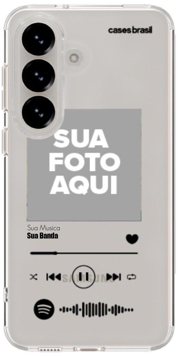 Capinha para Celular Polaroid com Sua Música