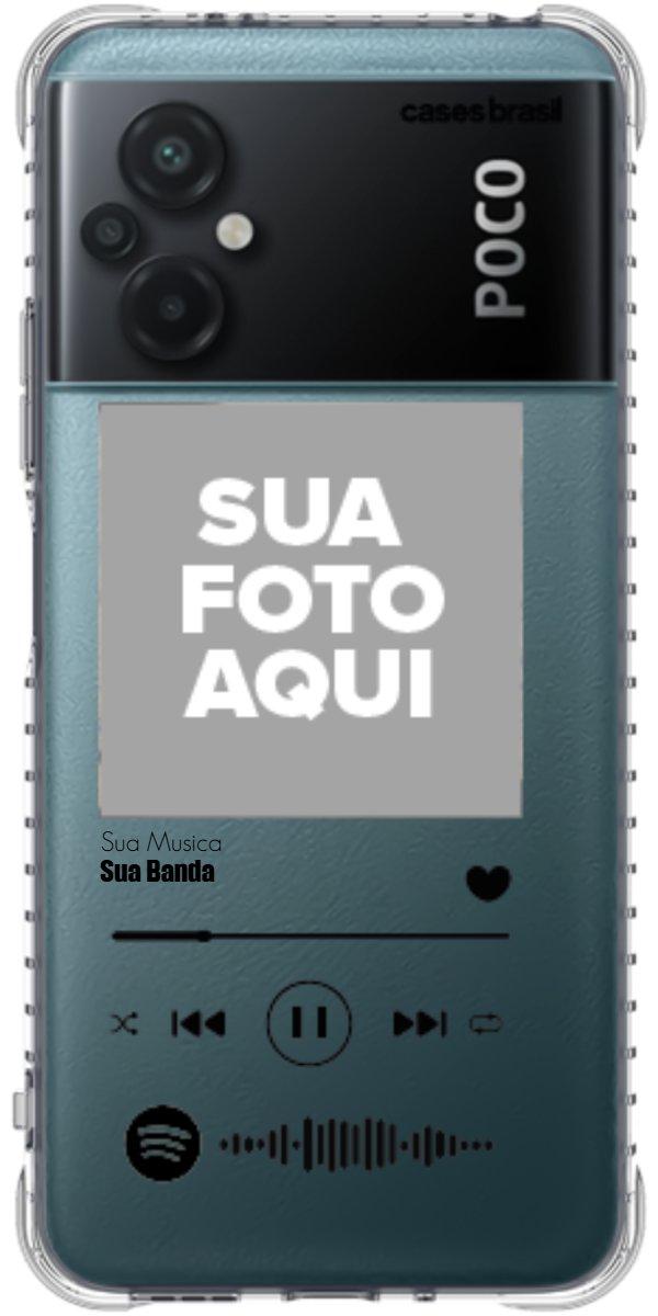 Capinha para Celular Polaroid com Sua Música