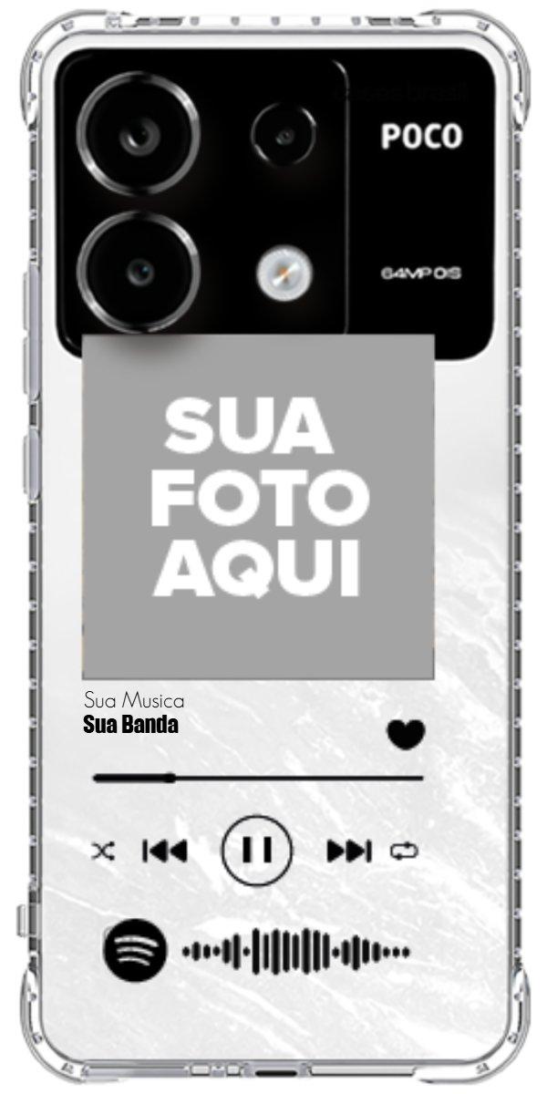 Capinha para Celular Polaroid com Sua Música