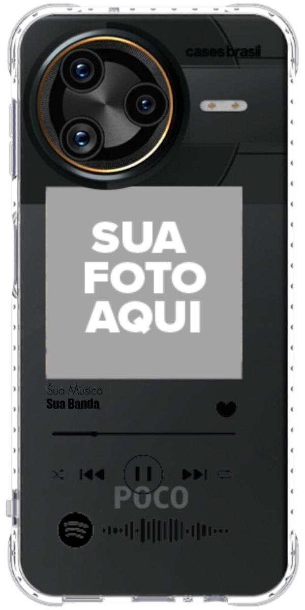 Capinha para Celular Polaroid com Sua Música