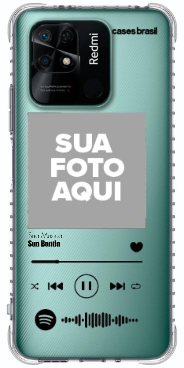 Capinha para Celular Polaroid com Sua Música