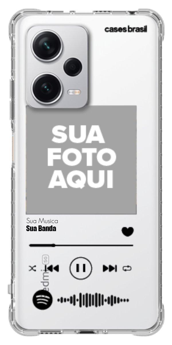 Capinha para Celular Polaroid com Sua Música