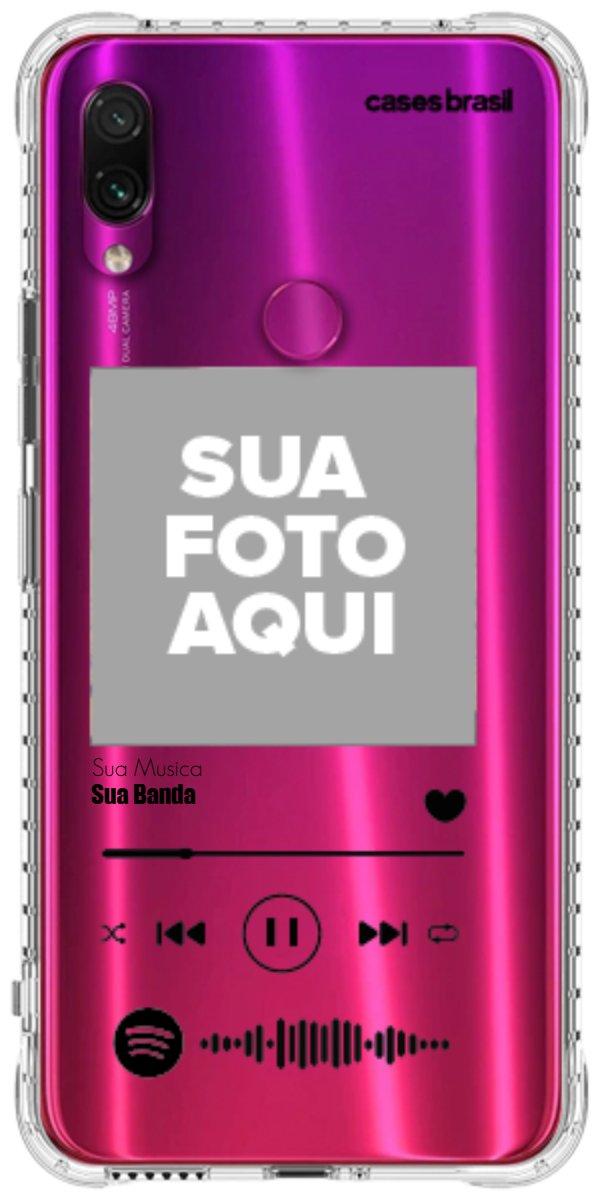 Capinha para Celular Polaroid com Sua Música