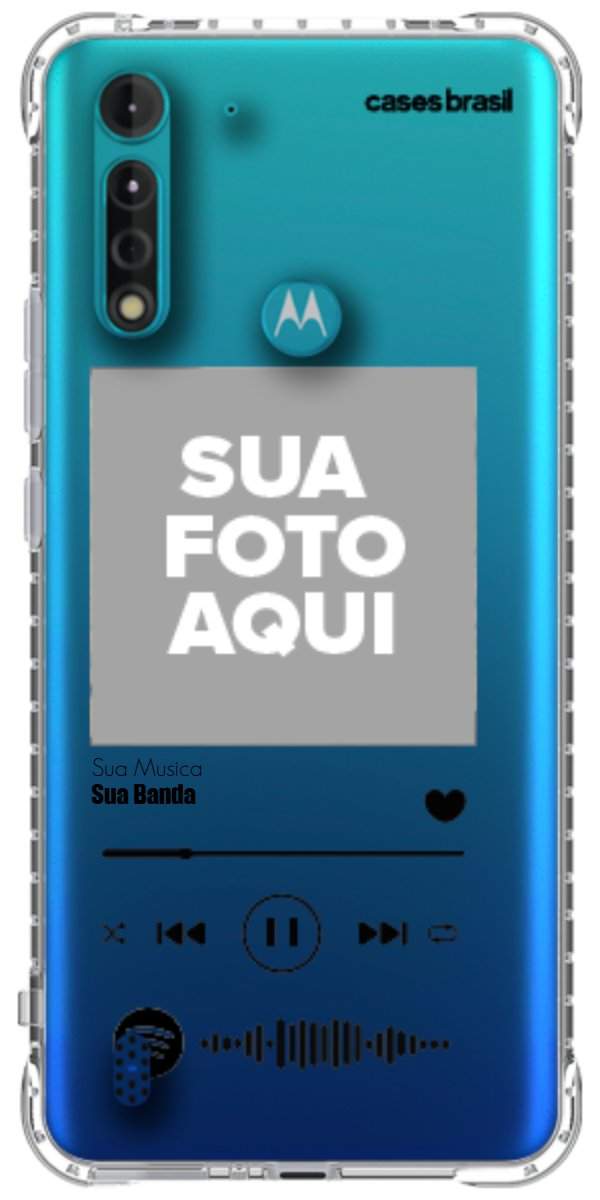 Capinha para Celular Polaroid com Sua Música