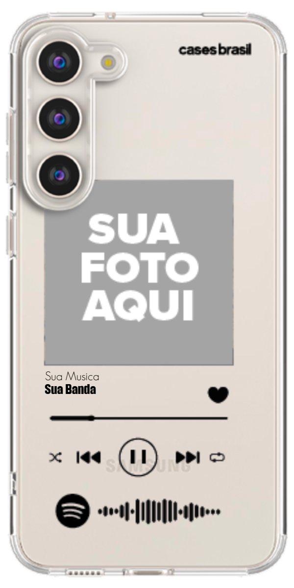 Capinha para Celular Polaroid com Sua Música
