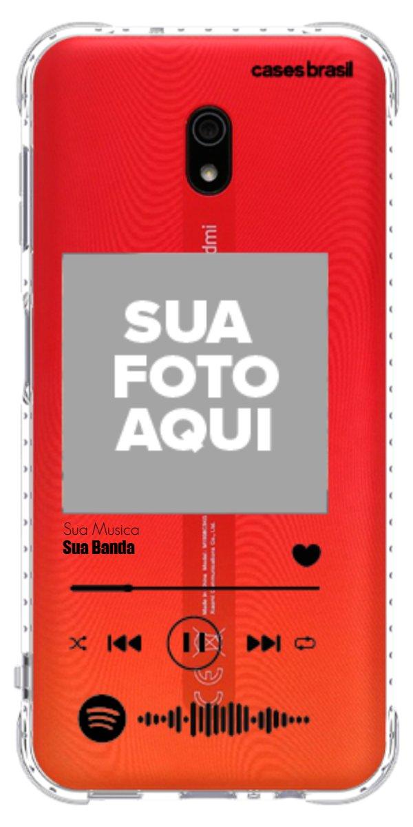 Capinha para Celular Polaroid com Sua Música