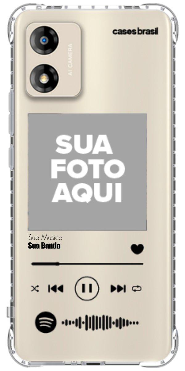 Capinha para Celular Polaroid com Sua Música