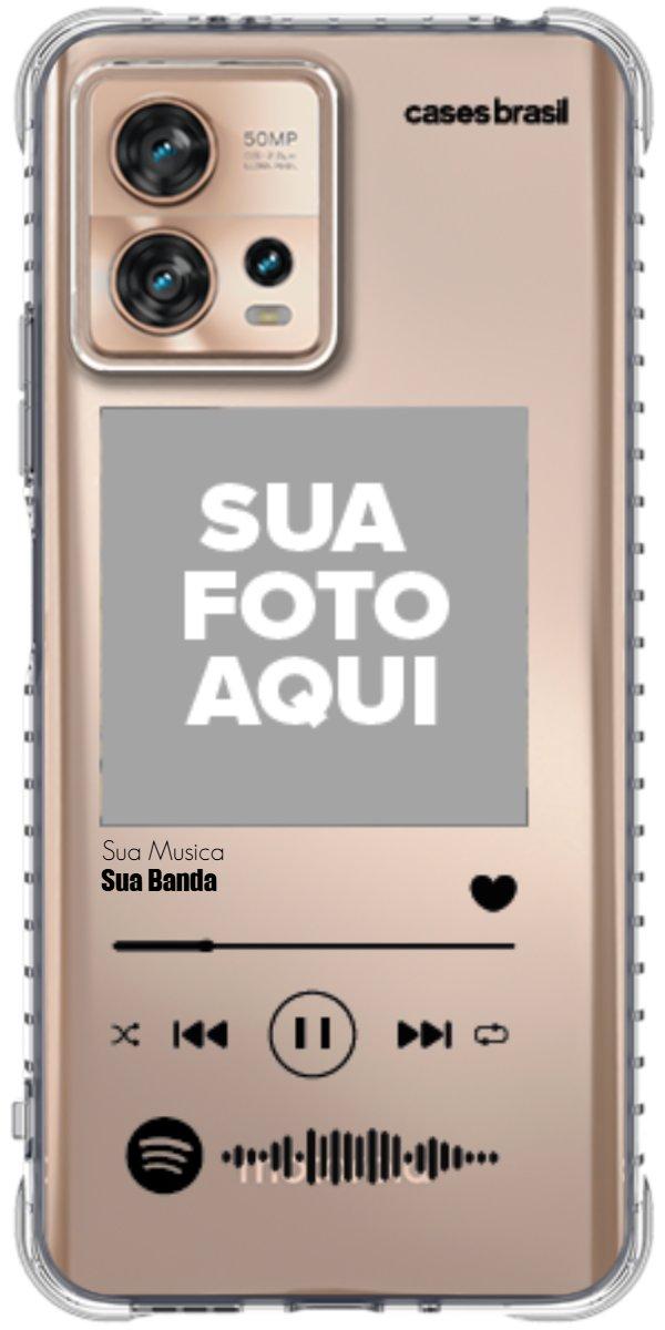 Capinha para Celular Polaroid com Sua Música