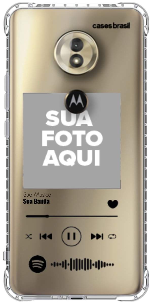 Capinha para Celular Polaroid com Sua Música
