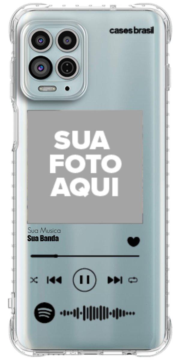 Capinha para Celular Polaroid com Sua Música