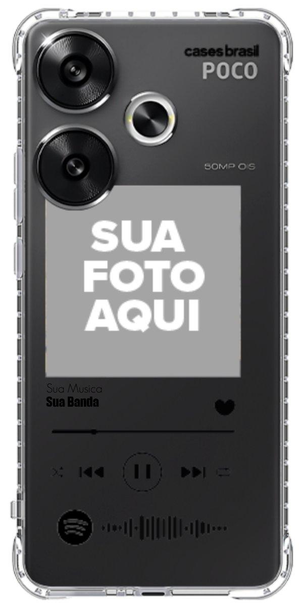 Capinha para Celular Polaroid com Sua Música