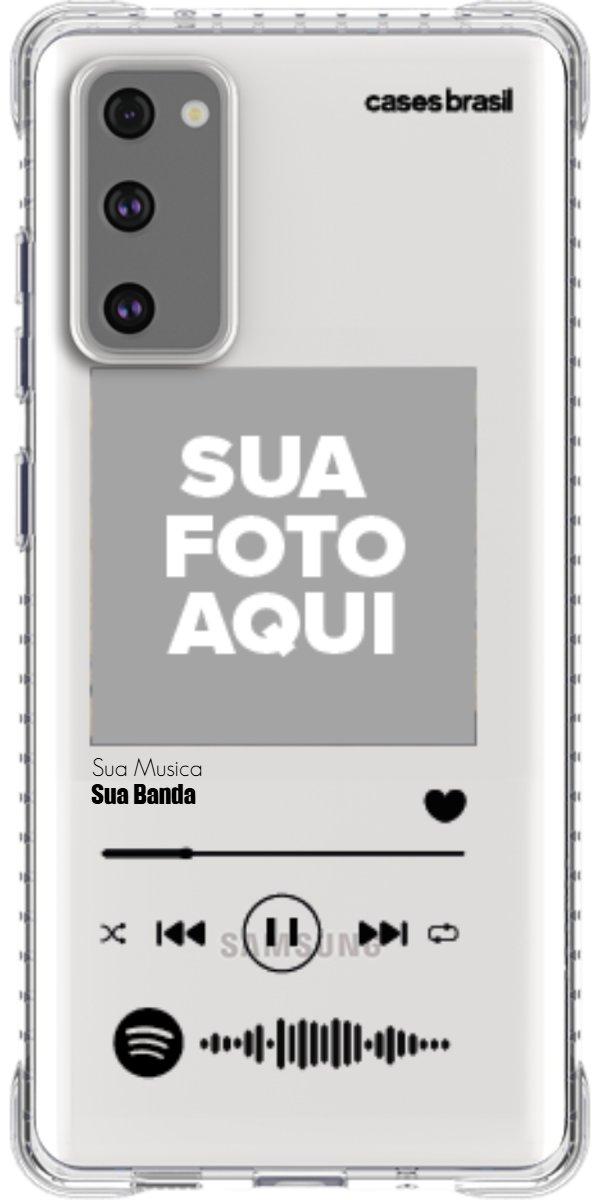 Capinha para Celular Polaroid com Sua Música
