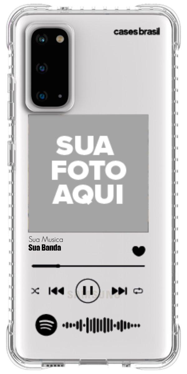 Capinha para Celular Polaroid com Sua Música