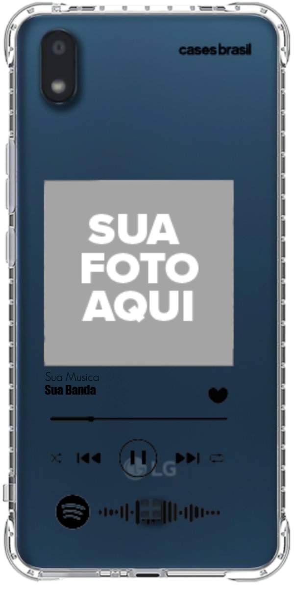 Capinha para Celular Polaroid com Sua Música