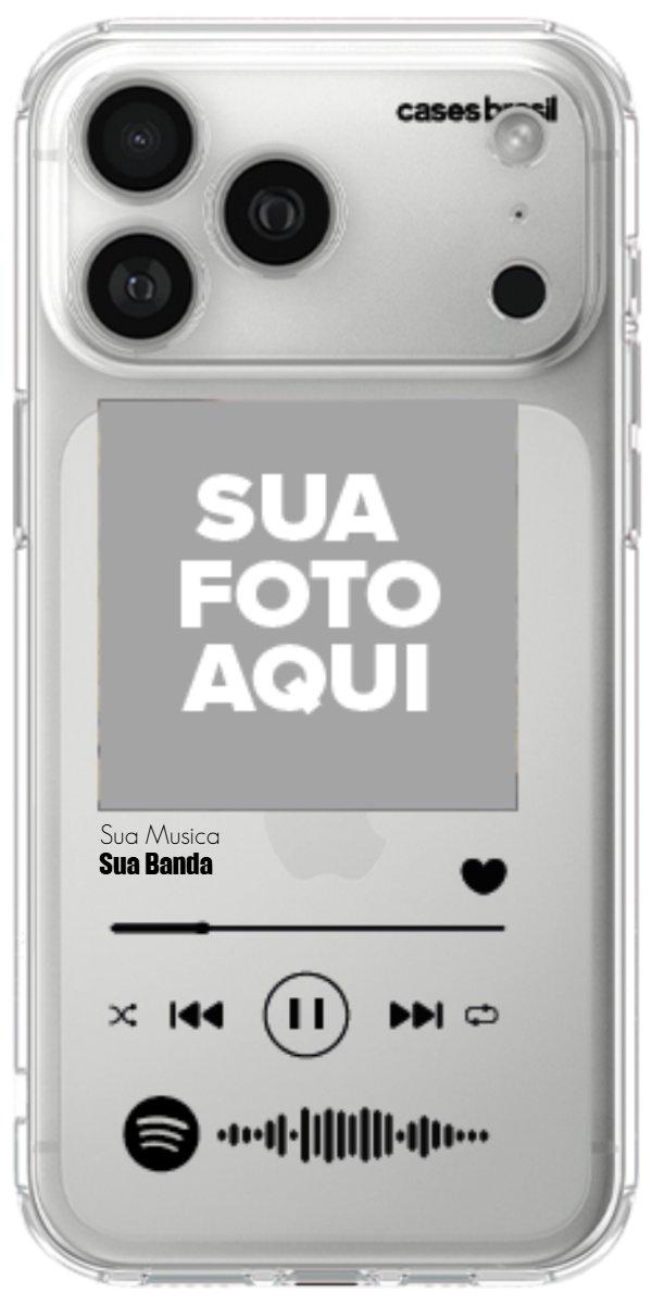 Capinha para Celular Polaroid com Sua Música