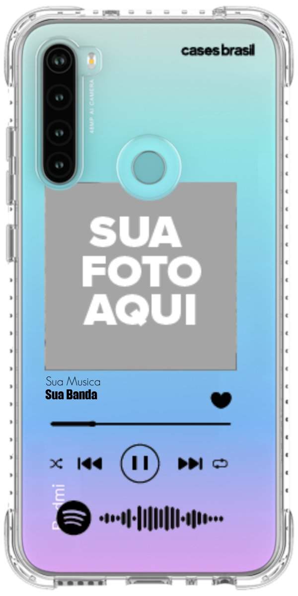 Capinha para Celular Polaroid com Sua Música