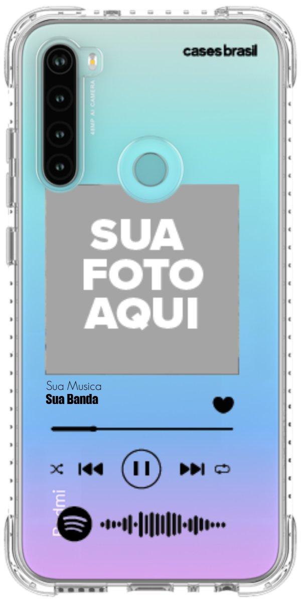 Capinha para Celular Polaroid com Sua Música