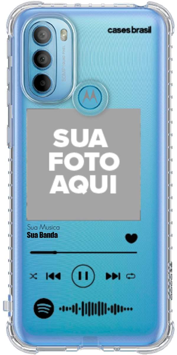 Capinha para Celular Polaroid com Sua Música