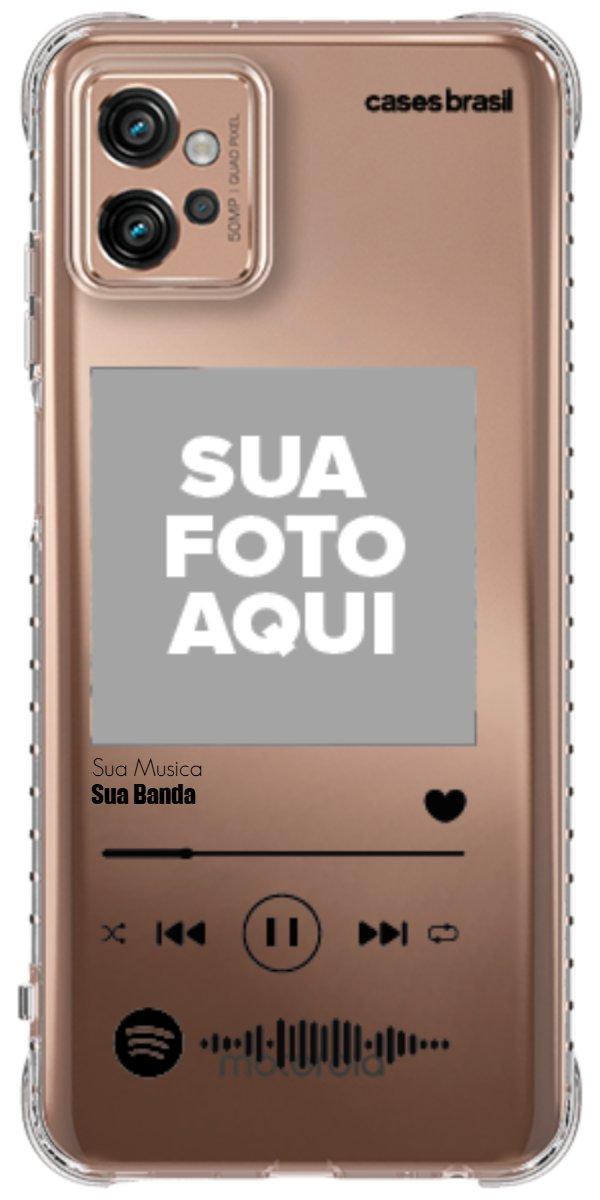 Capinha para Celular Polaroid com Sua Música
