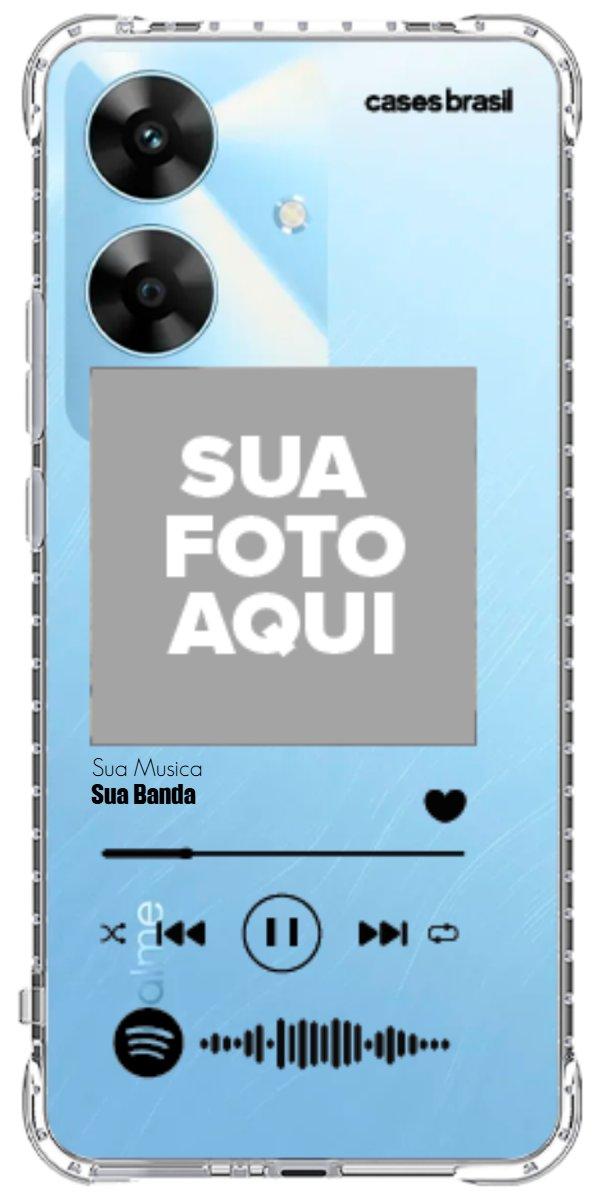 Capinha para Celular Polaroid com Sua Música