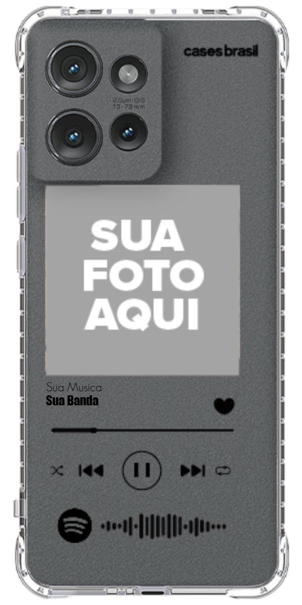 Capinha para Celular Polaroid com Sua Música