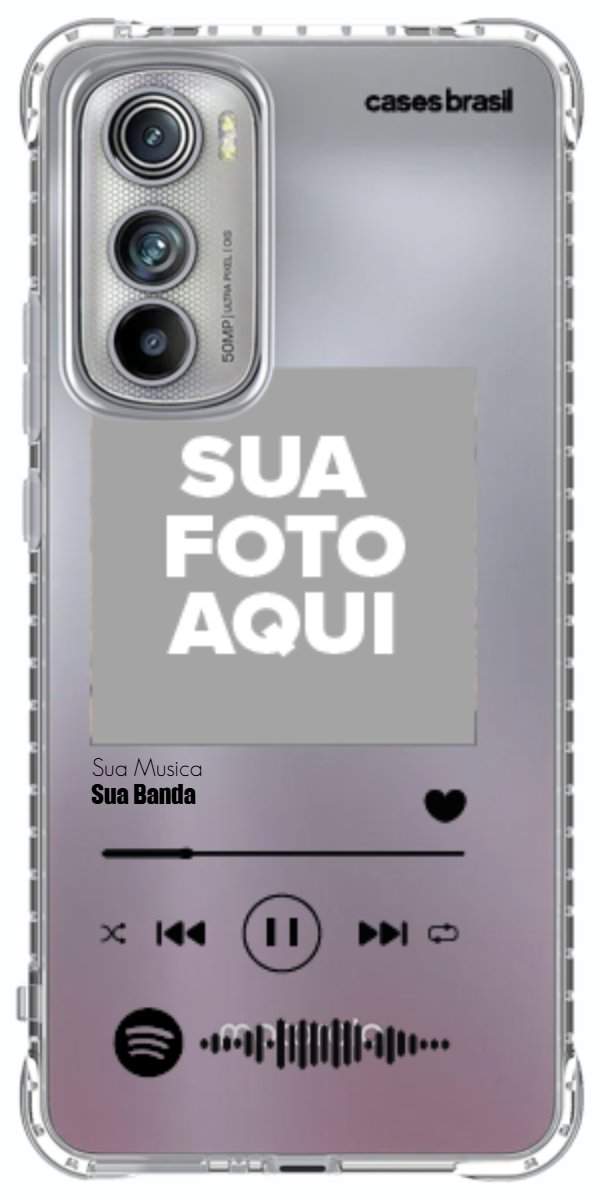 Capinha para Celular Polaroid com Sua Música