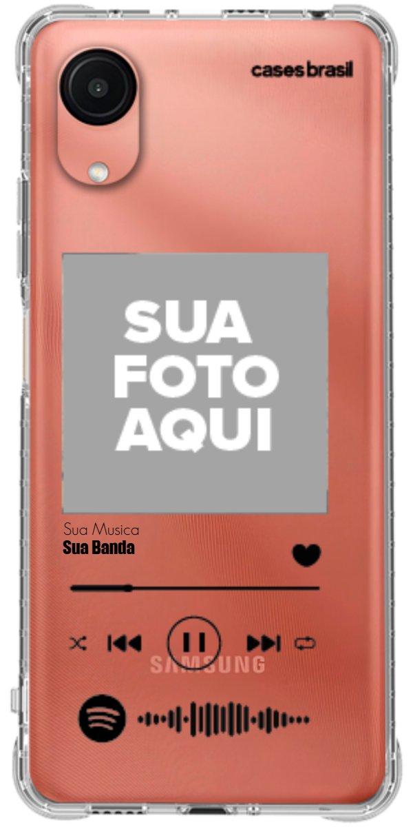 Capinha para Celular Polaroid com Sua Música