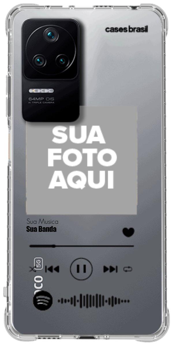 Capinha para Celular Polaroid com Sua Música