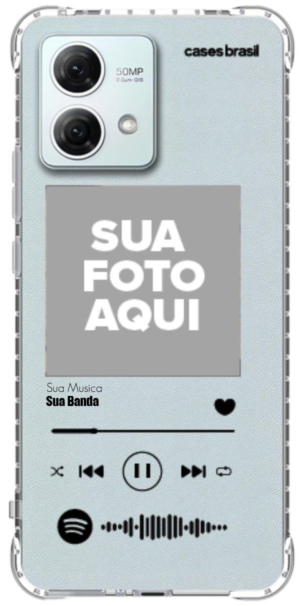 Capinha para Celular Polaroid com Sua Música