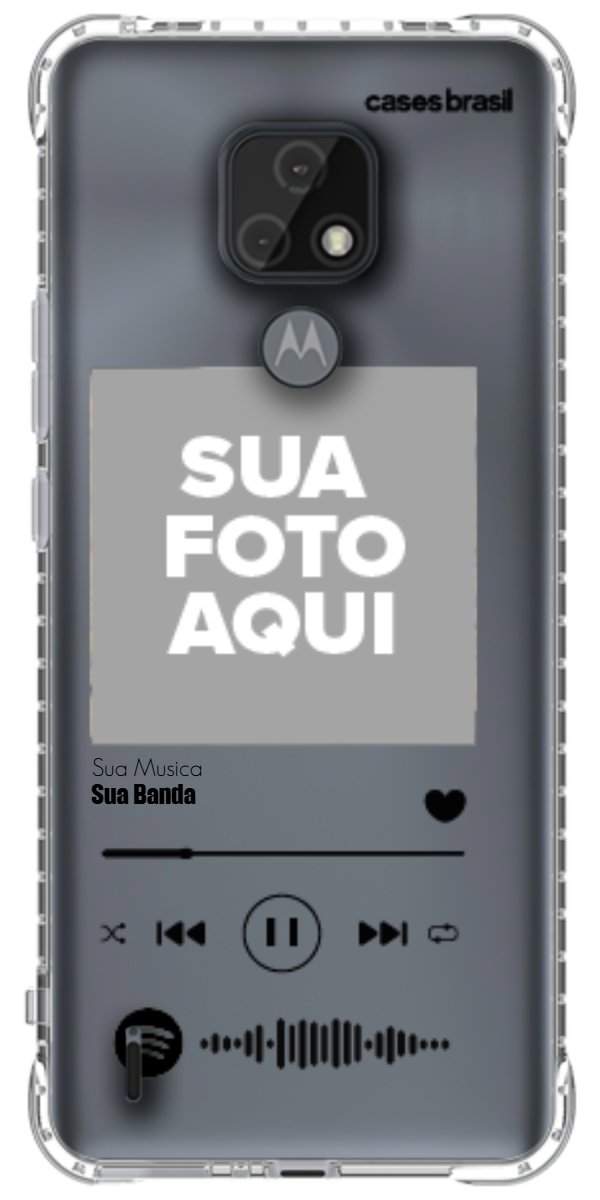 Capinha para Celular Polaroid com Sua Música